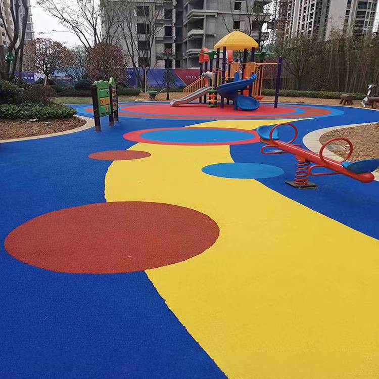 塑胶颗粒篮球场