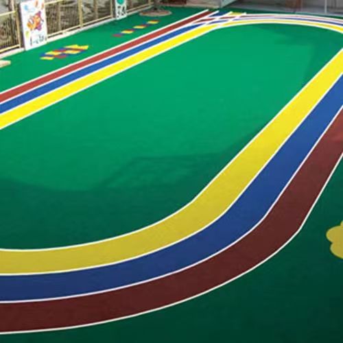 塑胶颗粒篮球场